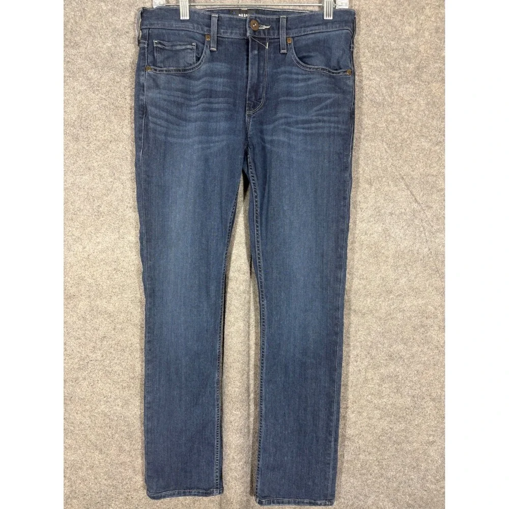 Paige Federal Slim Straight Leg Jeans Mens 30 Dark Wash Indigo W8249